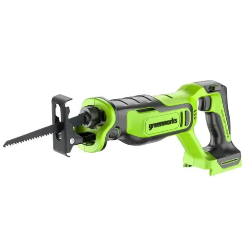 Пила сабельная аккумуляторная Greenworks 24V GPT-BLRS-1 1200607CUA, бесщеточная, с АКБ на 2 А*ч и ЗУ